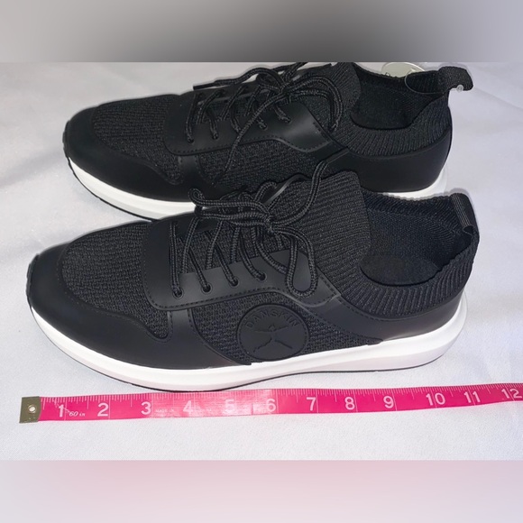 DANSKIN Women’s Infinite Black Ultra Light Knit Sneakers, Slip on Shoes Size 9 - Picture 7 of 15